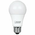 Feit Electric LED Lamp, General Purpose, A19 Lamp, 60 W Equivalent, E26 Lamp Base, Dimmable, Daylight Light OM60DM/950CA